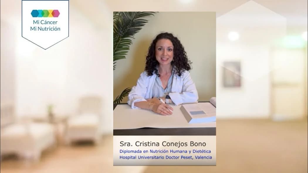 La nutricionista Cristina Conejos La nutricionista Cristina Conejos